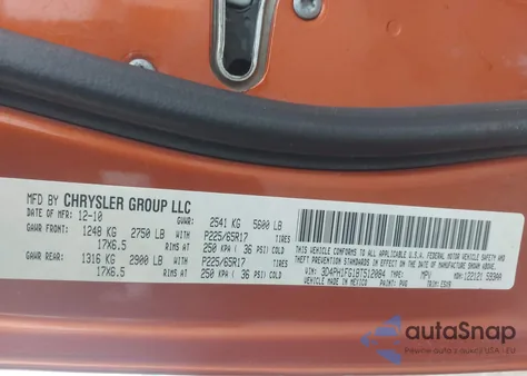 2011 Dodge Journey Mainstreet z USA, uszkodzony, nr VIN 3D4PH1FG1BT512084